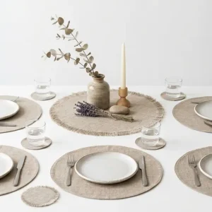 set_accessori_soggiorno_lino_naturale